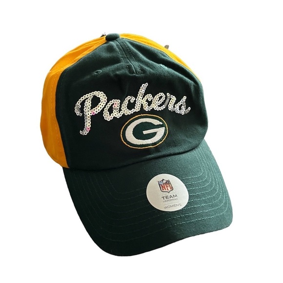 NWT NFL Team Apparel Women’s Green Bay Packers Hat - Picture 1 of 5